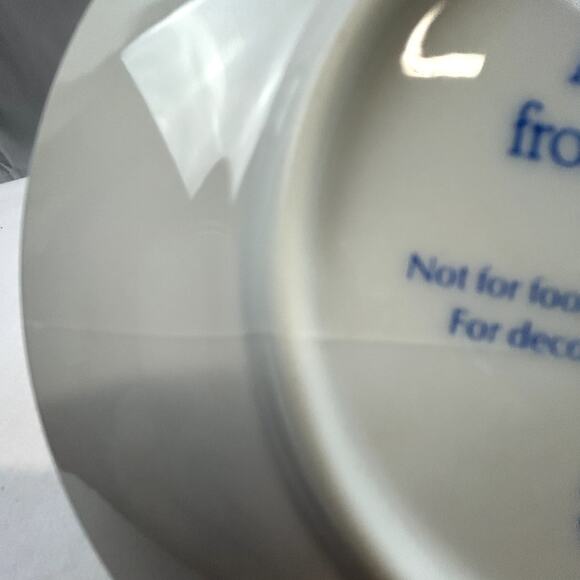 1990 Avon Mother's Day Plate A Message from the Heart 5" 24K gold rim - Picture 4 of 5